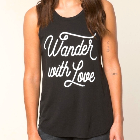 New Spiritual Gangster Wander With Love Muscle Tank XS - Picture 4 of 8